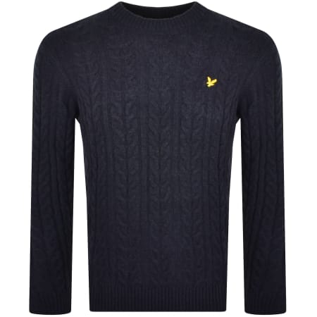 Lyle and scott black jumper cheap